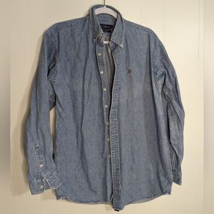 Vintage Ralph Lauren denim button down - XL